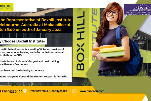 Boxhill Institute, Melbourne, Australia Open Day @ OVEC 20th January 2022