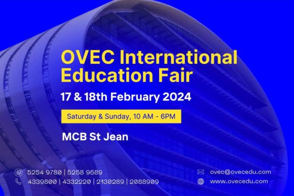 OVEC International Education Fair 17 & 18 February 2024 – DO NOT MISS OUT!