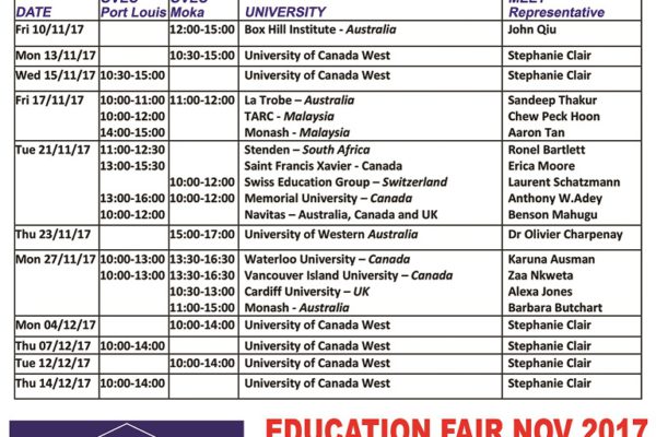 On the spot admissions, open days and follow up sessions at OVEC offices