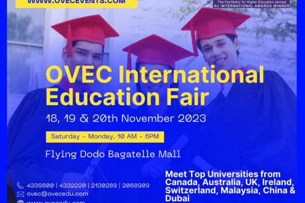 OVEC International Education Fair November 18, 19, 20 November 2023 – DO NOT MISS OUT!