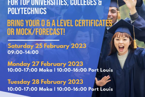 Open Days at OVEC – Come & Apply NOW  for September 2023 Intake – seats are already running out!