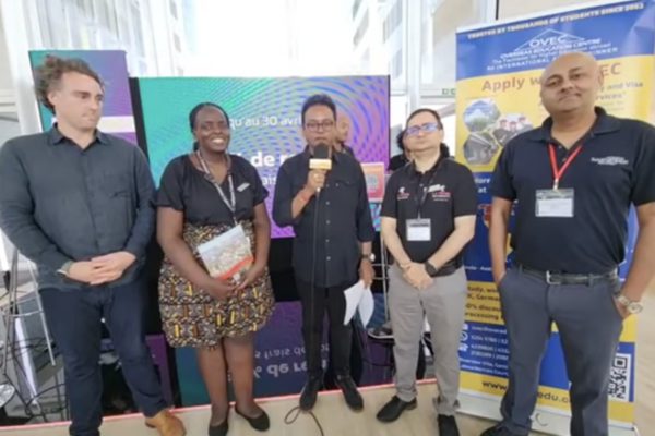 THE OVEC INTERNATIONAL EDUFAIR @ THE MCB BANK VENUE – LE DEFI MASS MEDIA INTERVIEWS more participants