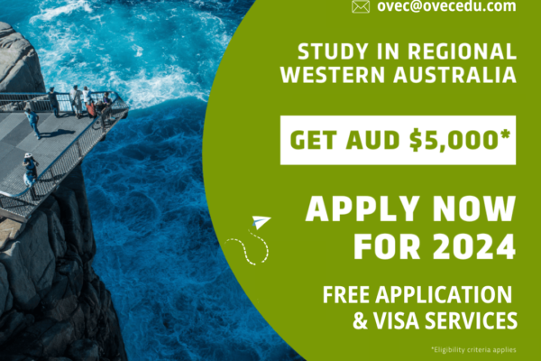 $5000 AUD Bursary at vocational school in Western Australia – apply now for 2024 intakes!